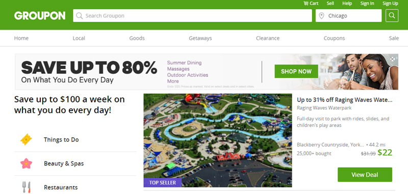 Top 10 Sites like Groupon sites like groupon